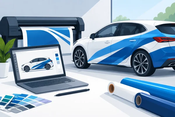 Autoaufkleber richtig planen und langlebig drucken